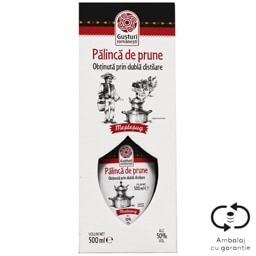 Palinca de prune  0.5L