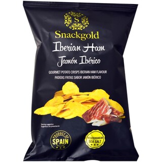 Snackgold | Chipsuri cu jambon iberic 125g