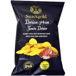 Snackgold | Chipsuri cu jambon iberic 125g