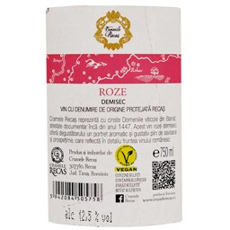 Domeniile Recas | Vin roze demisec 0.75L