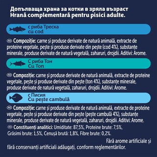 Felix | Gustari animale pisici,supa cu gust de peste 6x48g