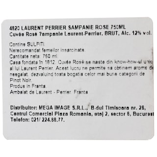 Laurent Perrier | Sampanie brut rose  0.75L