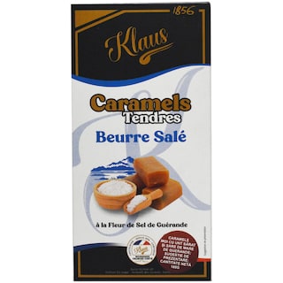 Klaus | Caramele cu unt sarat si sare de mare de Guerande 160g