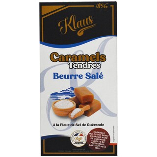 Klaus | Caramele cu unt sarat si sare de mare de Guerande 160g
