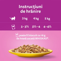 Whiskas | Hrana umeda pentru pisici, cu pasare in aspic 4x85g