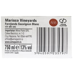 Marisco Vineyards | Vin alb Sauvignon blanc 0.75L