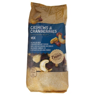 Emma | Amestec de nuci caju si merisoare uscate indulcite 200g