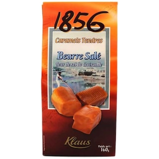 Klaus | Caramele cu unt sarat si floare de sare Guerande 160g
