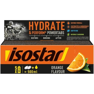Isostar | Powertabs | Tablete izotonice cu aroma de portocale 120g