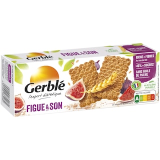 Gerble | Biscuiti cu tarate si smochine 210g