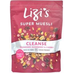 Musli Cleanse cu merisoare, zmeura si cirese 400g