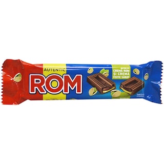 Rom | Baton cu crema rom si crema fistic sarat 44.5g