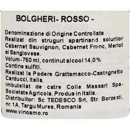 Grattamacco | Vin rosu Bolgheri Rosso 0.75L