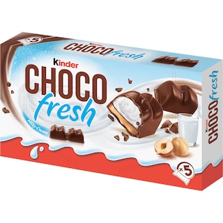 Kinder Chocofresh | Desert cu ciocolata, crema de lapte si alune 5x20.5g