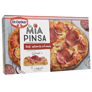 La Mia Pinsa | Pinsa cu salam de vita, mozzarella si ceapa rosie 305g