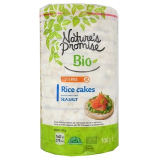 Nature's Promise Bio | Rondele din orez cu sare de mare 100g