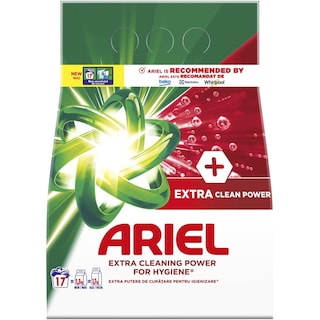 Ariel | Detergent pudra + Extra Clean Power, 17 spalari