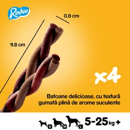 Pedigree | Rodeo | Hrana complementara cu vita pentru caini adulti 70g