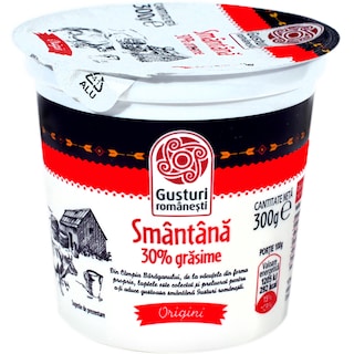 Gusturi romanesti | Smantana 30% grasime 300g