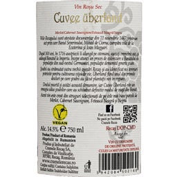 Cuvee Uberland | Vin rosu cupaj Cabernet Sauvignon si Merlot 0.75l