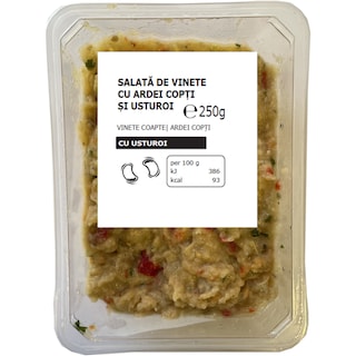 (bucata) | Salata de vinete cu ardei copti si usturoi 250g