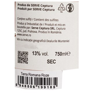 Terra Romana | Vin rose cupaj 0.75l