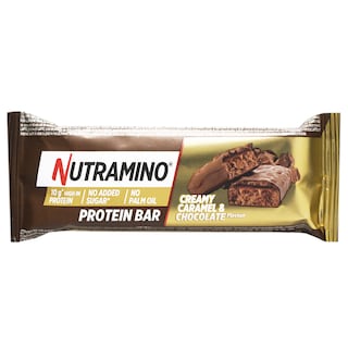 Nutramino | Baton proteic cu aroma de caramael si ciocolata 55g