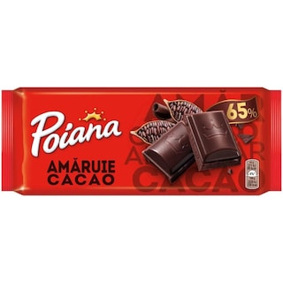 Poiana | Ciocolata amaruie 65% cacao 80g