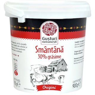 Gusturi romanesti | Smantana 30% grasime 900g