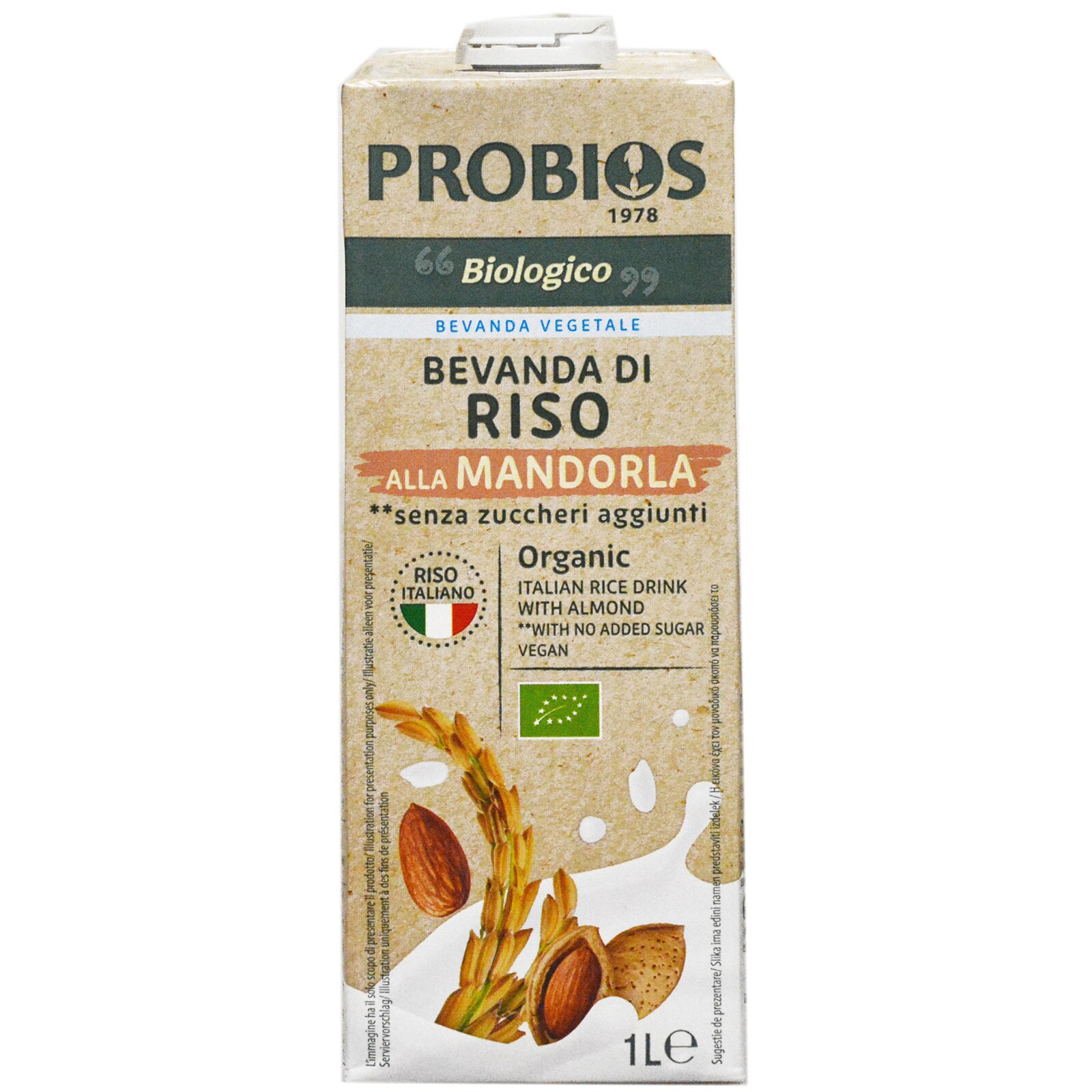 Probios | Bio | Bautura eco de orez cu migdale 1L | Mega-image