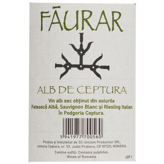 Faurar | Vin alb de Ceptura  0.75L