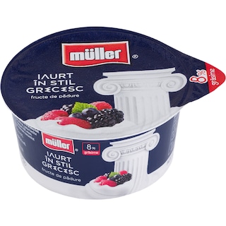 Muller | Iaurt in stil grecesc cu fructe de padure 140g