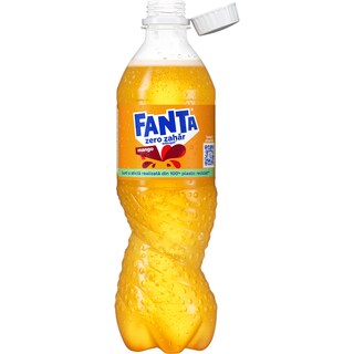 Fanta Zero Zahar | Bautura racoritoarea carbogazoasa cu gust de mango 0.5L