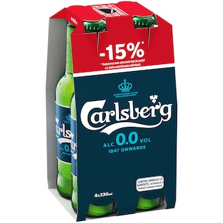 Carlsberg 0.0 | Bere lager 0.0 4x0.33L