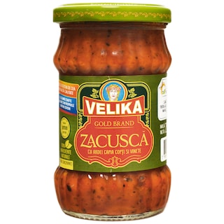 Velika | Zacusca cu ardei capia copti si vinete 250g