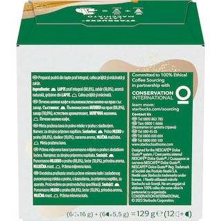 Starbucks | Cafea Latte Macchiato, 2x6 capsule