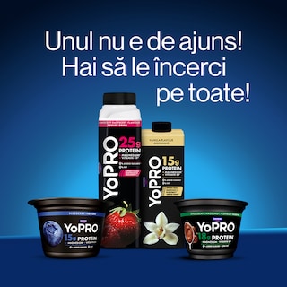 YoPRO | Iaurt natur cu 0.5% grasime 160g