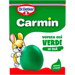 Dr. Oetker | Carmin | Vopsea lichida verde, 10 oua 5ml