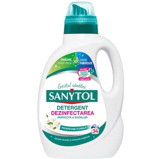 Sanytol | Detergent lichid dezinfectant, 34 spalari 1.7L
