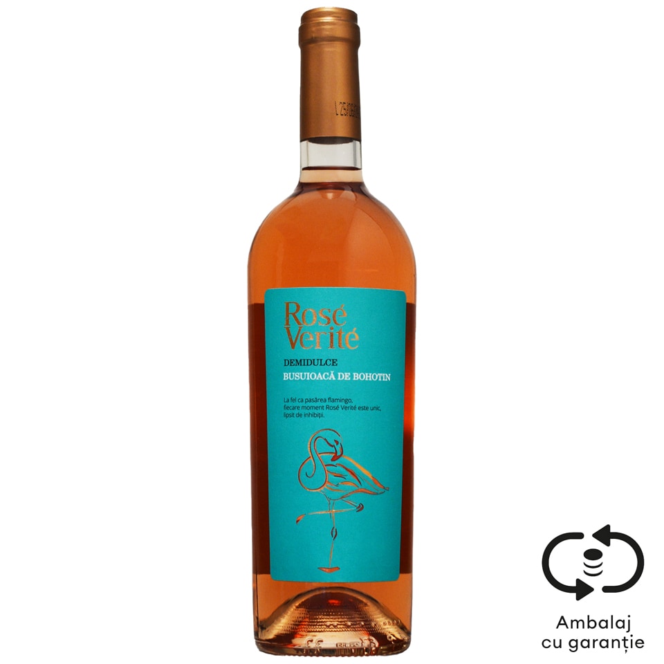 Rose Verite | Vin rose demidulce Busuioaca de Bohotin 0.75L | Mega