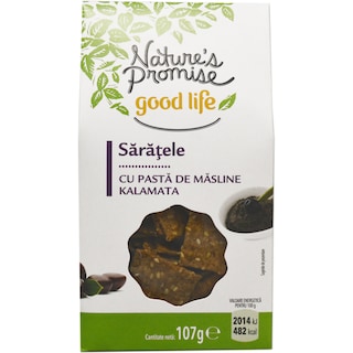 Nature's Promise | Saratele cu pasta de masline Kalamata 107g