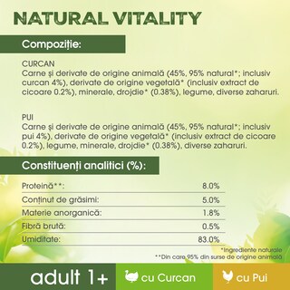 Perfect Fit | Natural Vitality | Hrana umeda pentru pisici cu pui si curcan 6x50g