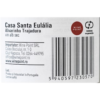 Casa Santa | Vin alb sec Alvarinho Trajadura 0.75L