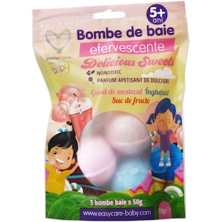 Easycare Baby | Bombe de baie efervescente 3x50g