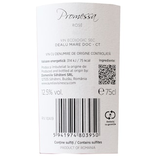 Promesa | Vin roze sec ecologic 0.75L