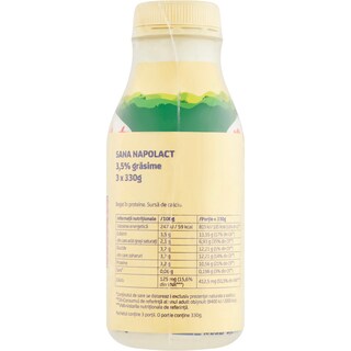 Napolact | Sana 3.5% grasime 3x330g