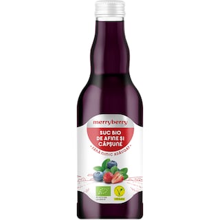 Merry Berry | Suc bio de afine si capsuni 200ml
