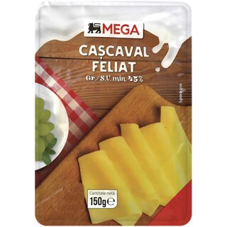 MEGA | Cascaval feliat 150g
