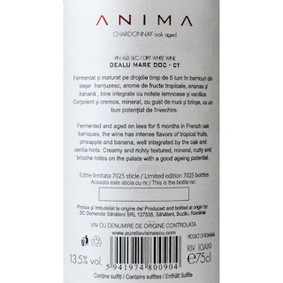 Anima | Vin alb Chardonnay 0.75l