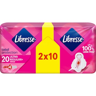 Libresse | Absorbante Ultra Normal Duo, 20 bucati